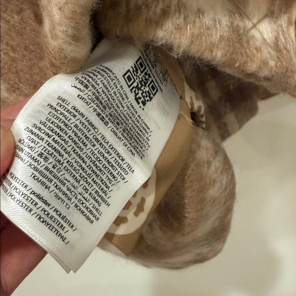 Guess Beige Cream Wool Plaid Double-Breasted Coat Sz XS - Picture 7 of 11